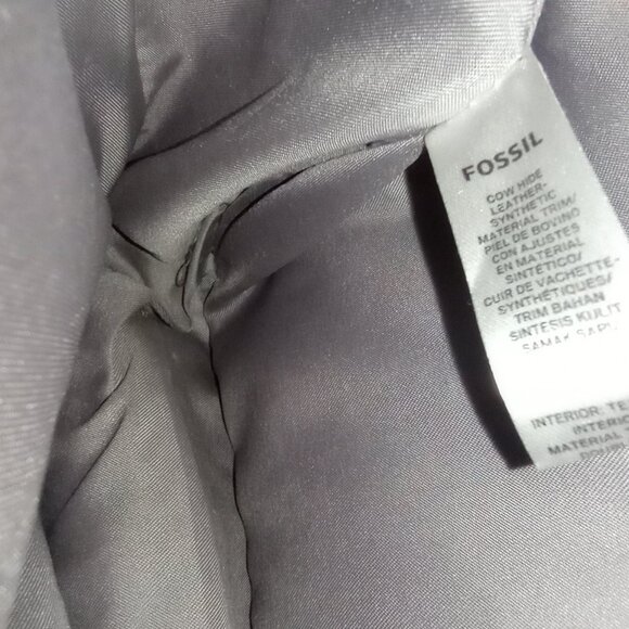 Vintage Fossil Cowhide Leather Brown Purse - Picture 11 of 15